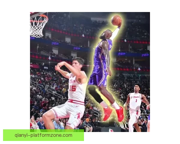 詹姆斯昨日惊艳暴扣起跳三点二米入网速度近五十公里